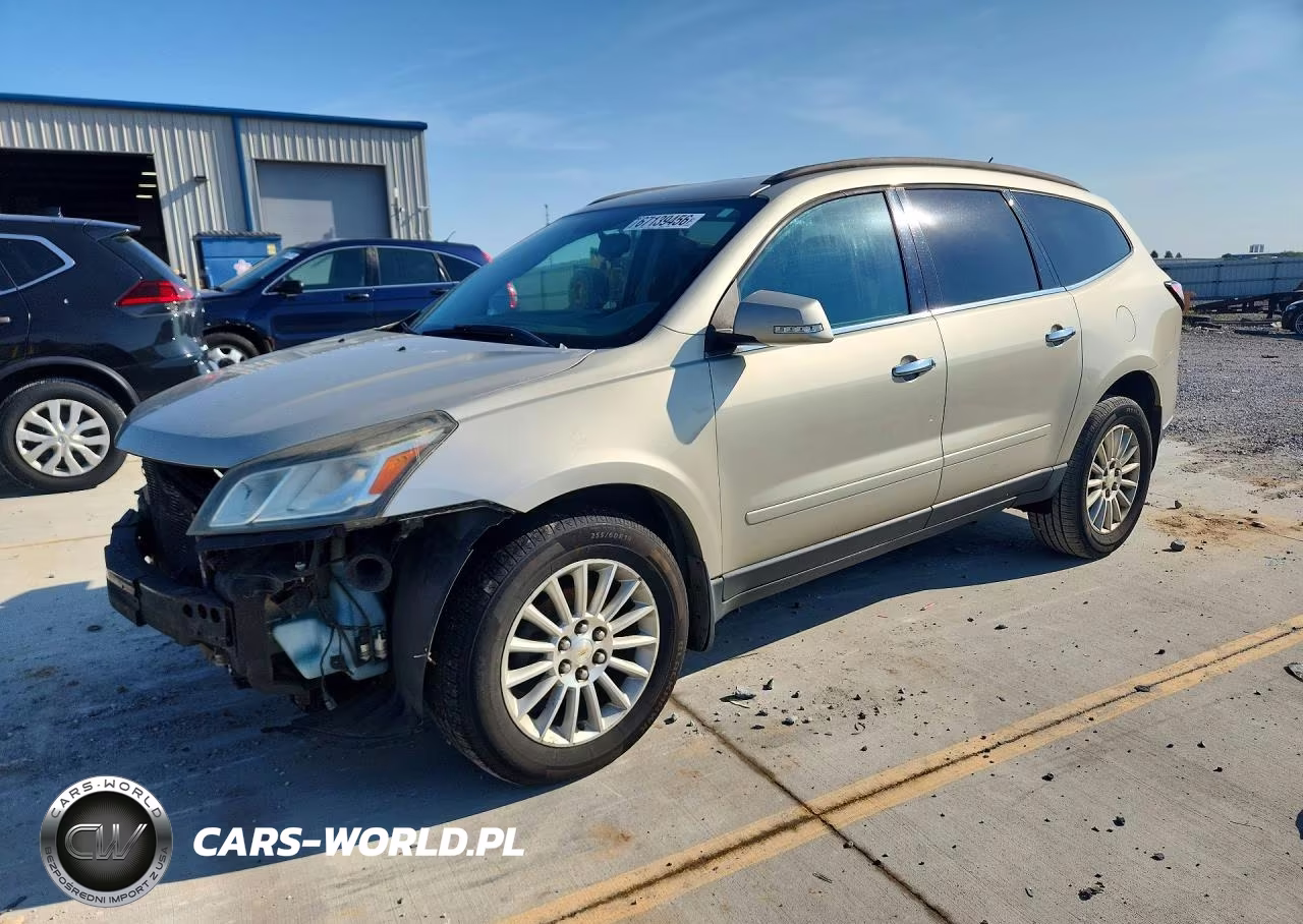 2013 Chevrolet Traverse Lt VIN:1GNKRGKD7DJ109411 - 1