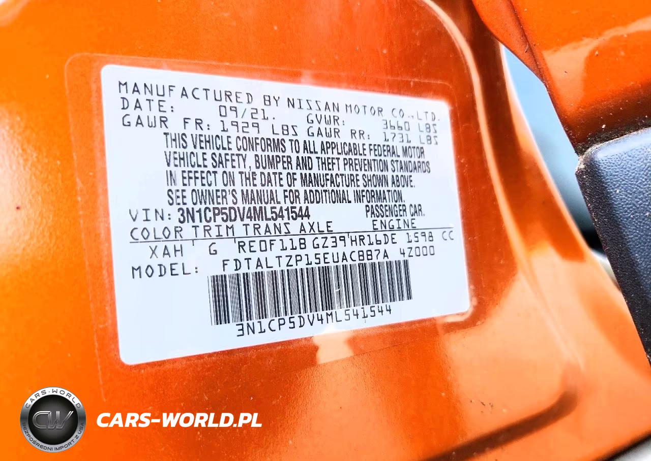 2021 Nissan Kicks Sr VIN:3N1CP5DV4ML541544 - 13