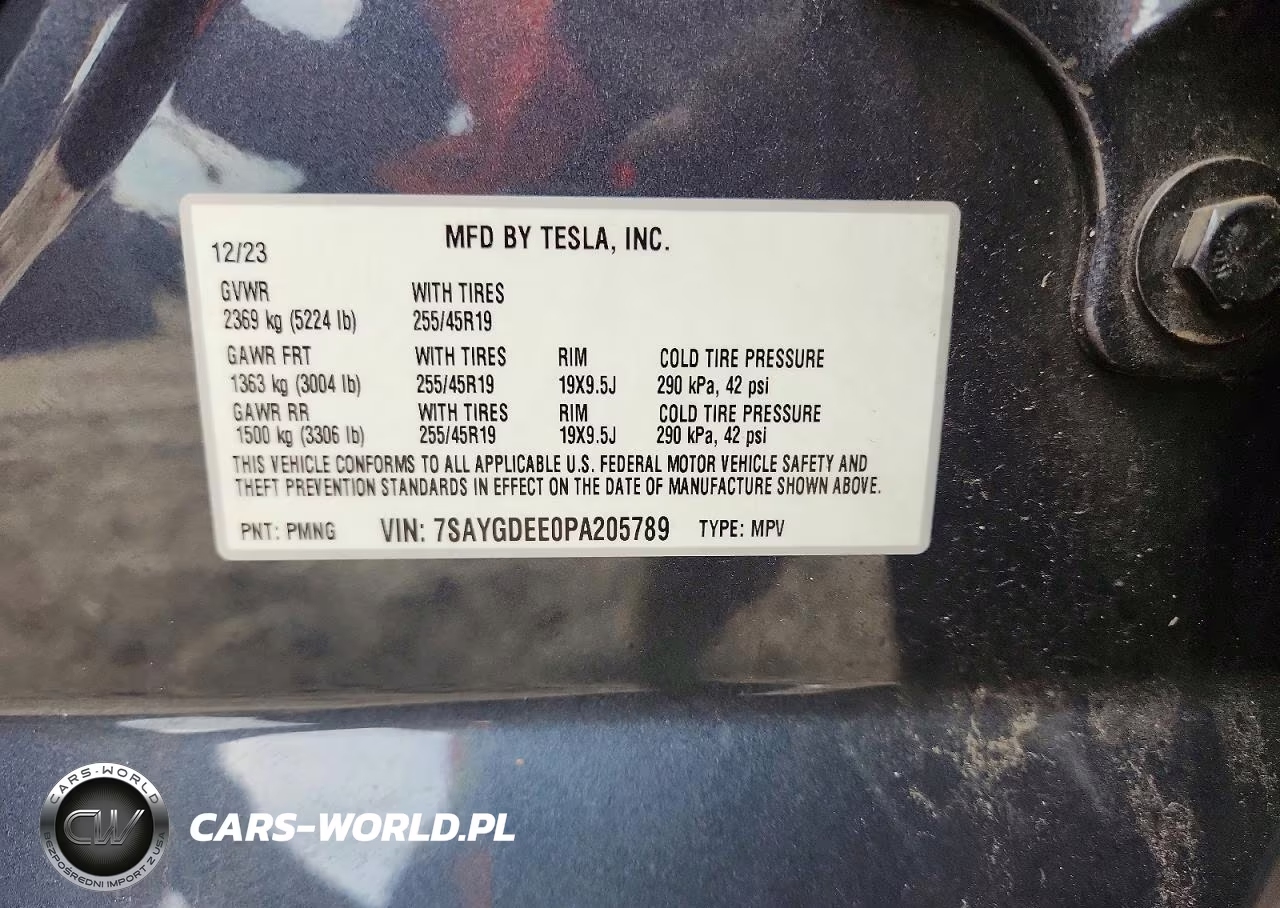 2023 Tesla Model Y VIN:7SAYGDEE0PA205789 - 13
