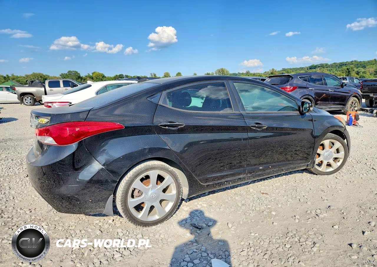 2013 Hyundai Elantra Limited VIN:KMHDH4AE1DU486615 - 3