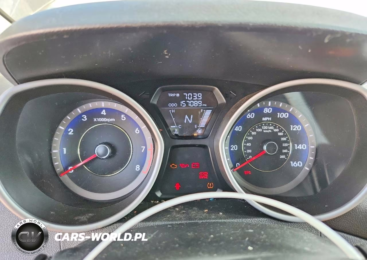2013 Hyundai Elantra Limited VIN:KMHDH4AE1DU486615 - 9