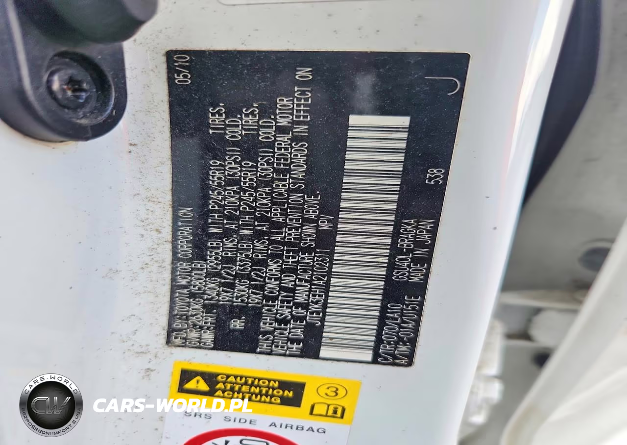 2010 Toyota Highlander Limited VIN:JTEYK3EH1A2102311 - 13