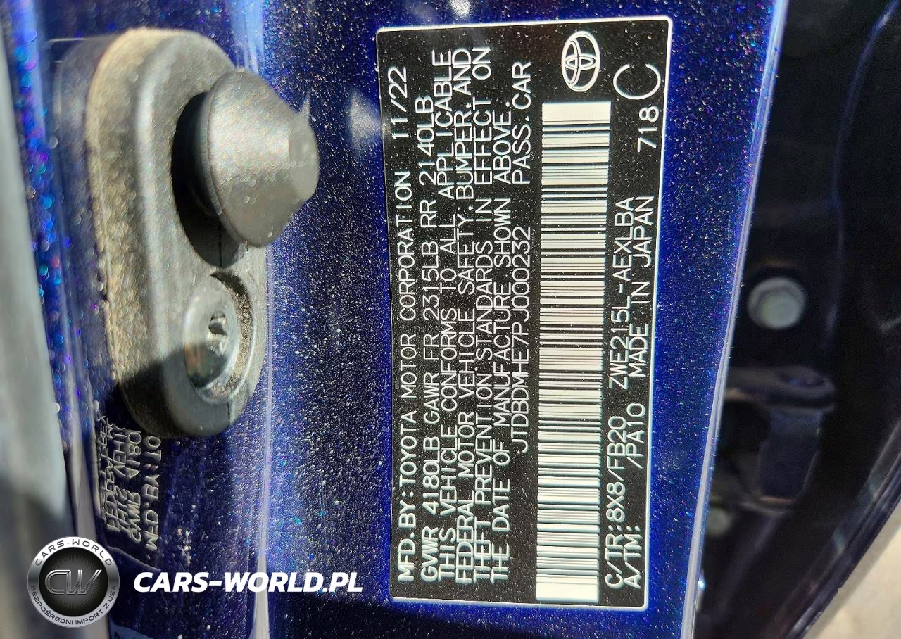 2023 Toyota Corolla Hybrid Le VIN:JTDBDMHE7PJ000232 - 12