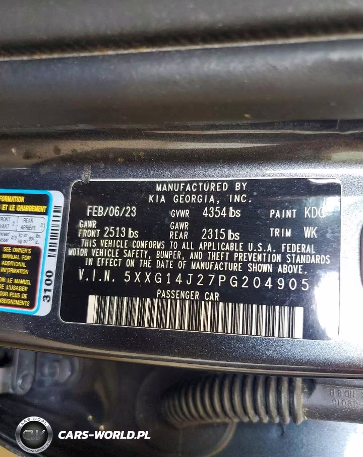 2023 Kia K5 Lxs VIN:5XXG14J27PG204905 - 12