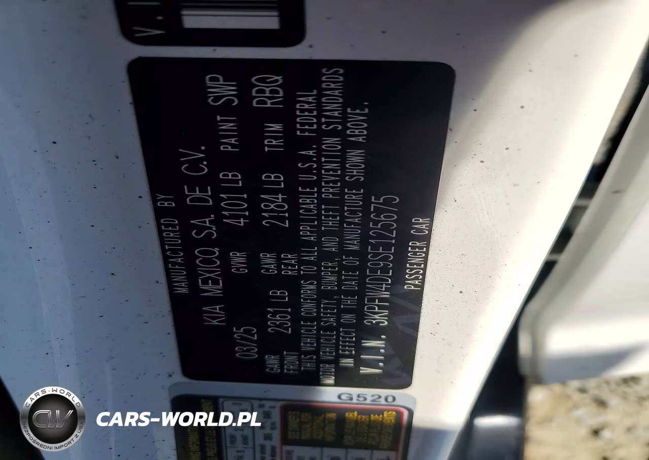 2025 Kia K4 Gt Line VIN:3KPFW4DE9SE125675 - 12
