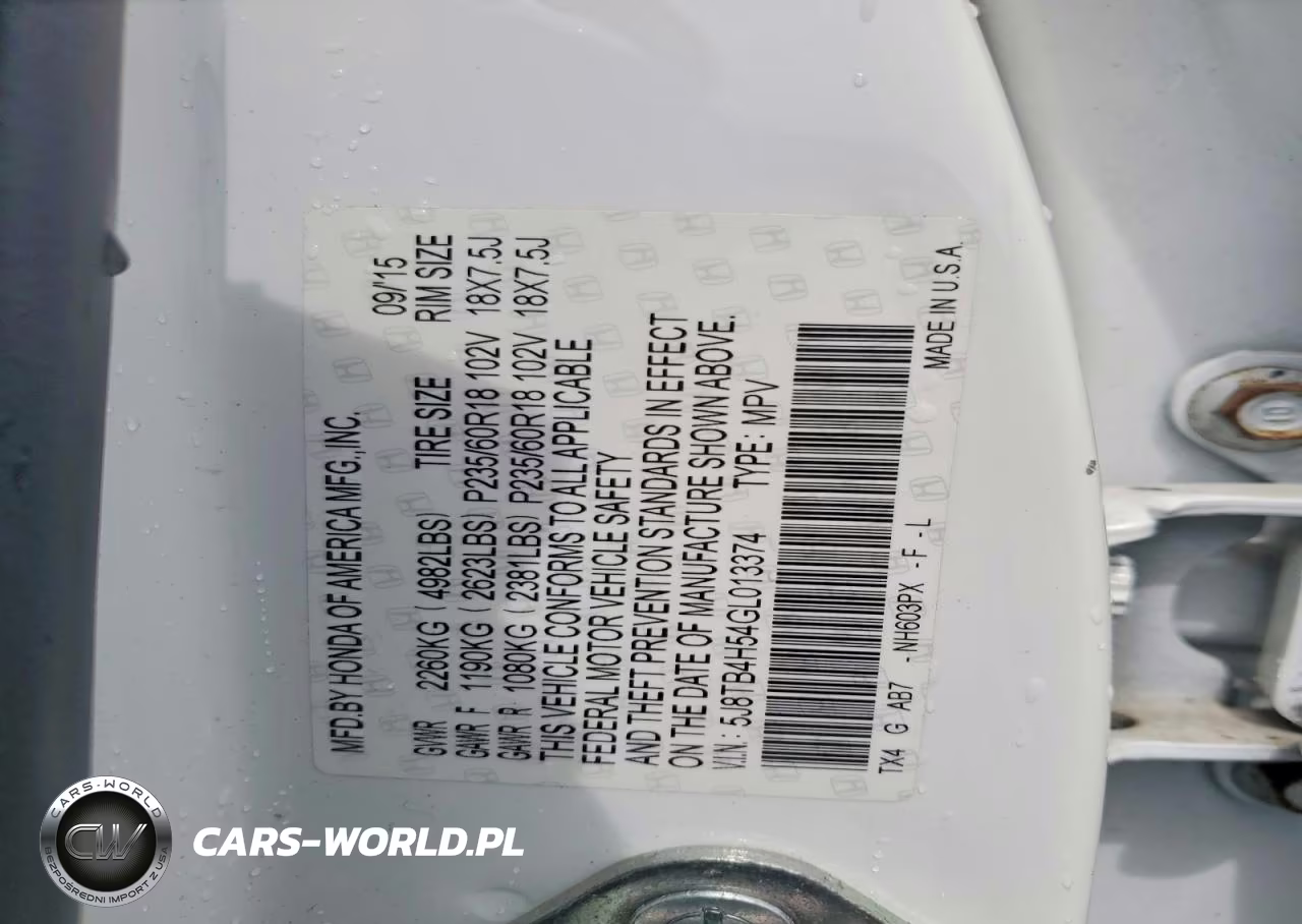2016 Acura Rdx Technology VIN:5J8TB4H54GL013374 - 13