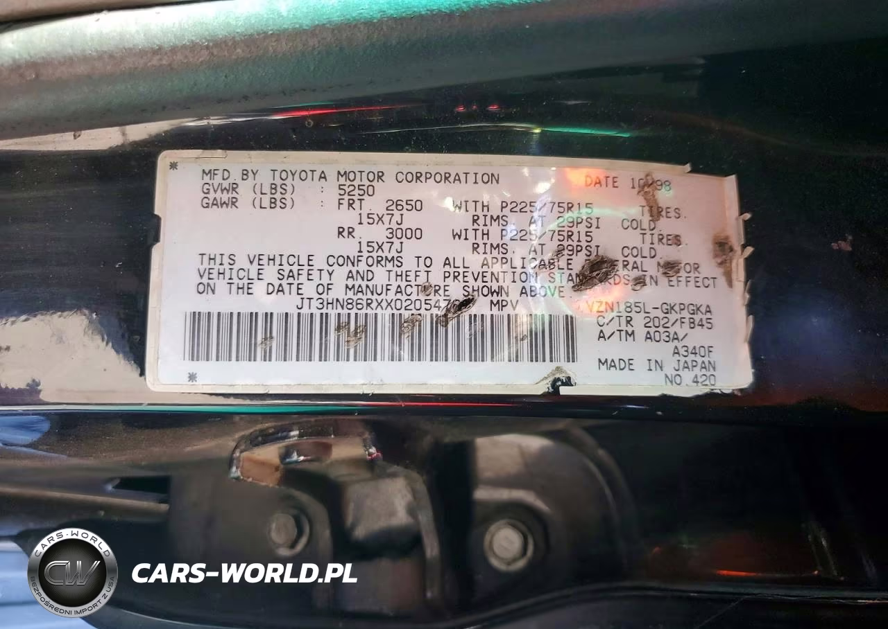 1999 Toyota 4Runner Sr5 VIN:JT3HN86RXX0205476 - 14