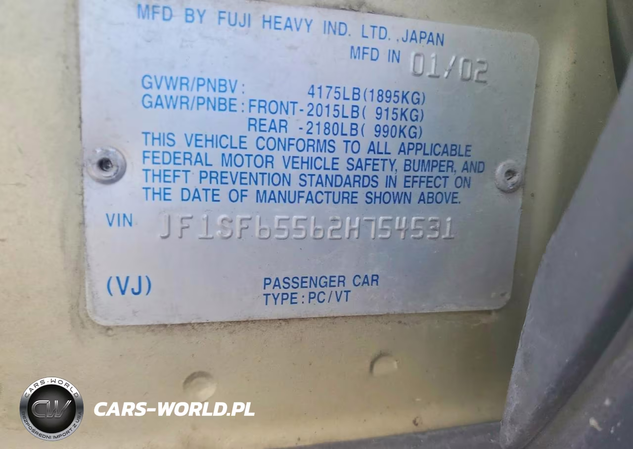 2002 Subaru Forester S VIN:JF1SF65562H754531 - 13