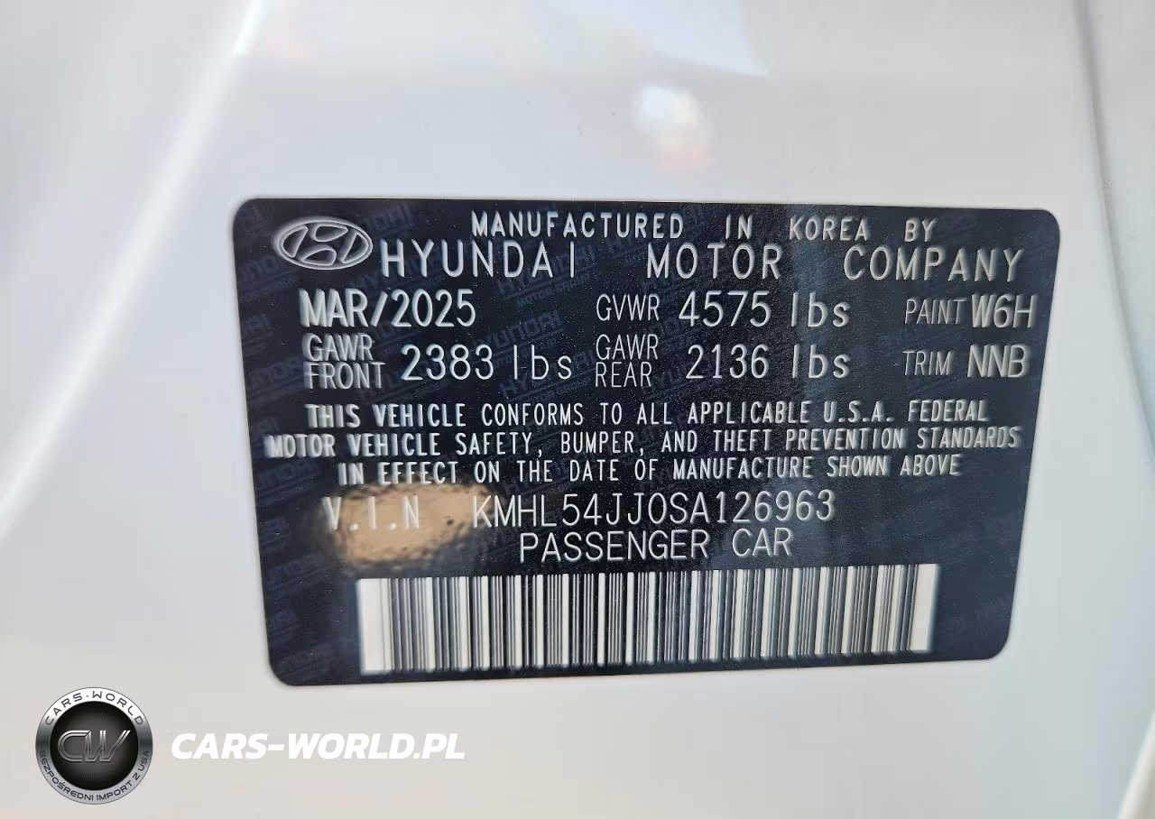 2025 Hyundai Sonata Hybrid Limited VIN:KMHL54JJ0SA126963 - 12