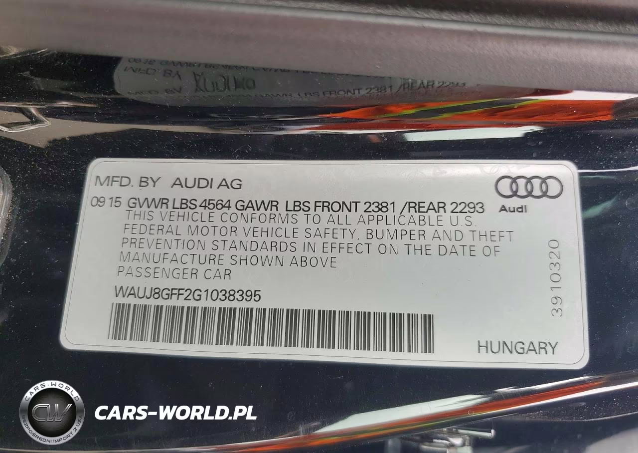 2016 Audi A3 Premium Plus S-Line VIN:WAUJ8GFF2G1038395 - 13