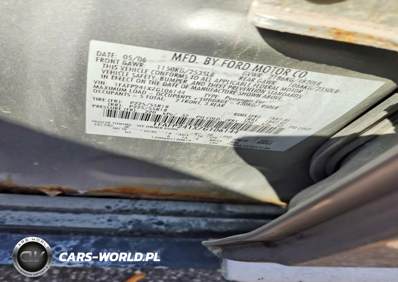2007 Ford Five Hundred Sel VIN:1FAFP241X7G106144 - 12