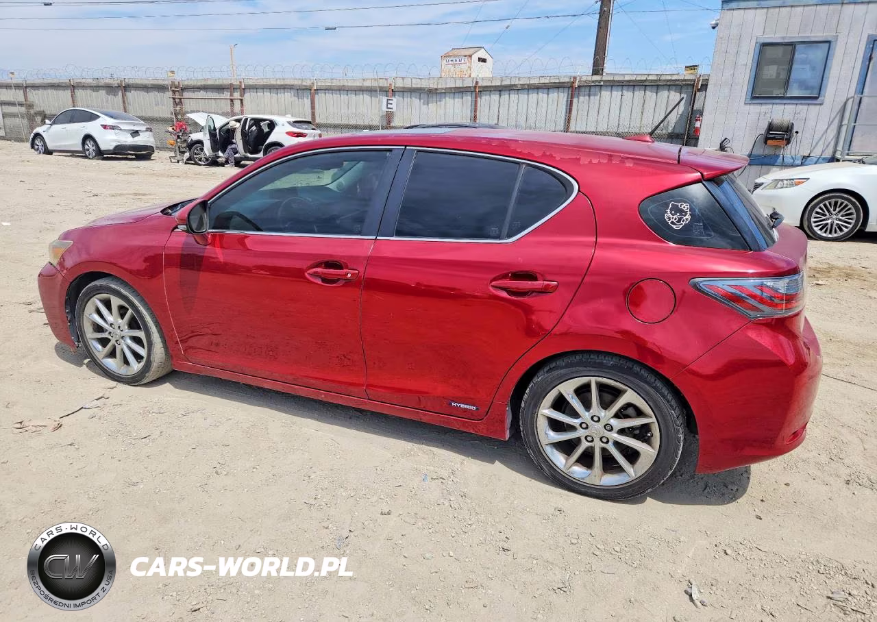 2012 Lexus Ct 200 VIN:JTHKD5BH2C2107829 - 2