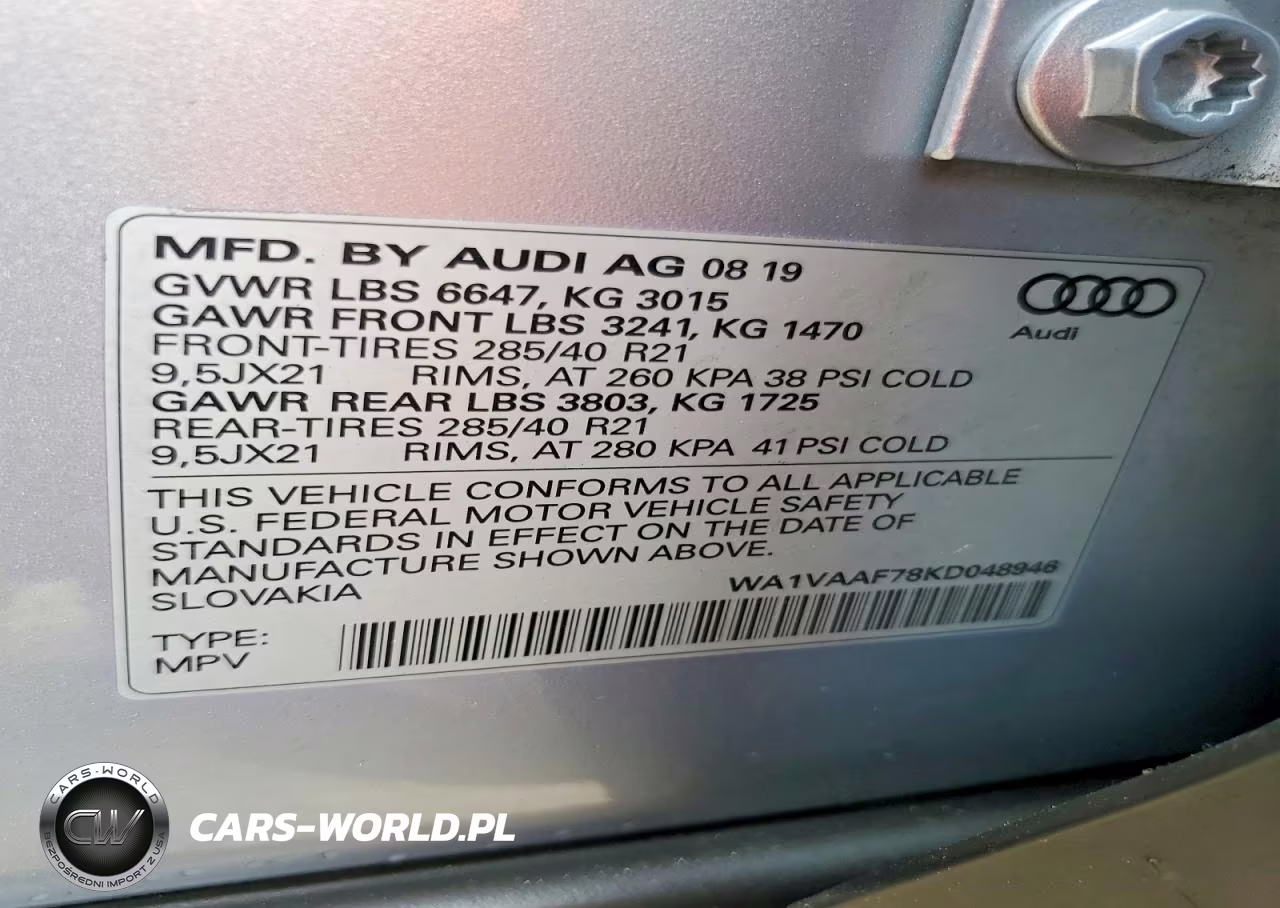 2019 Audi Q7 Prestige VIN:WA1VAAF78KD048946 - 13