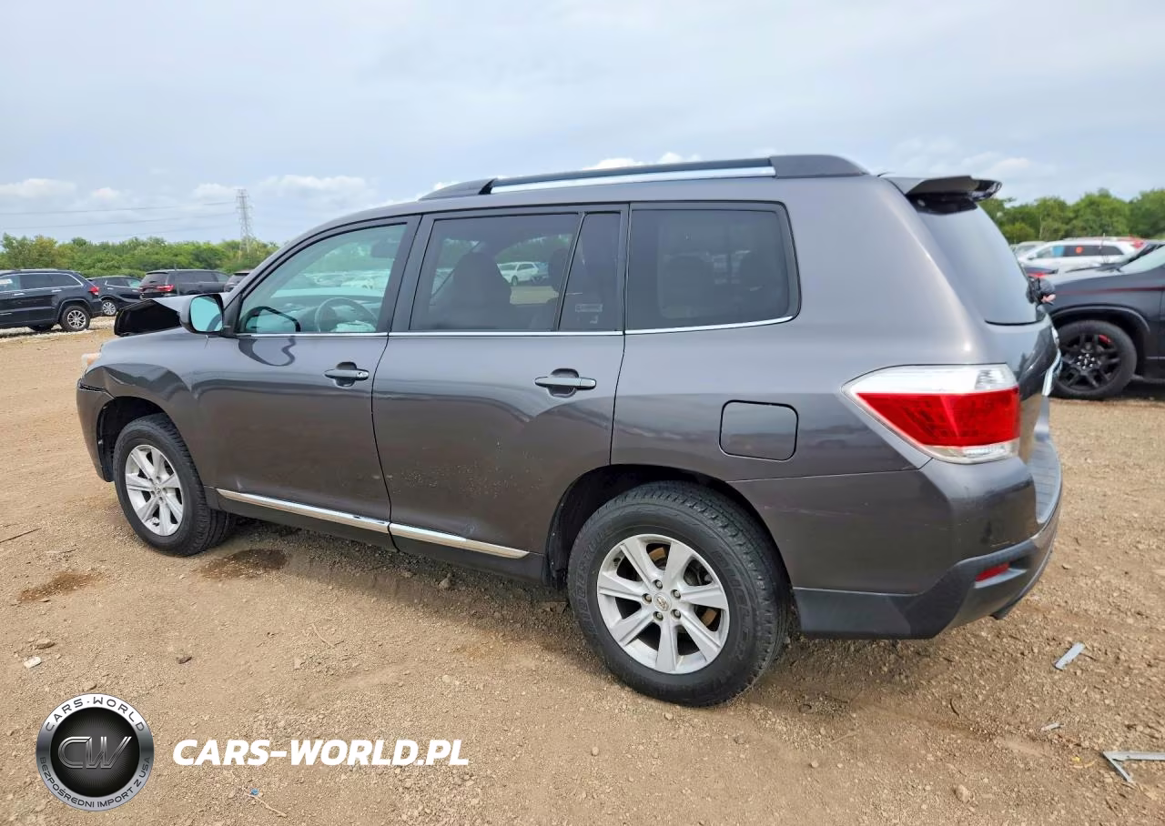 2013 Toyota Highlander Se VIN:5TDBK3EH2DS245467 - 2