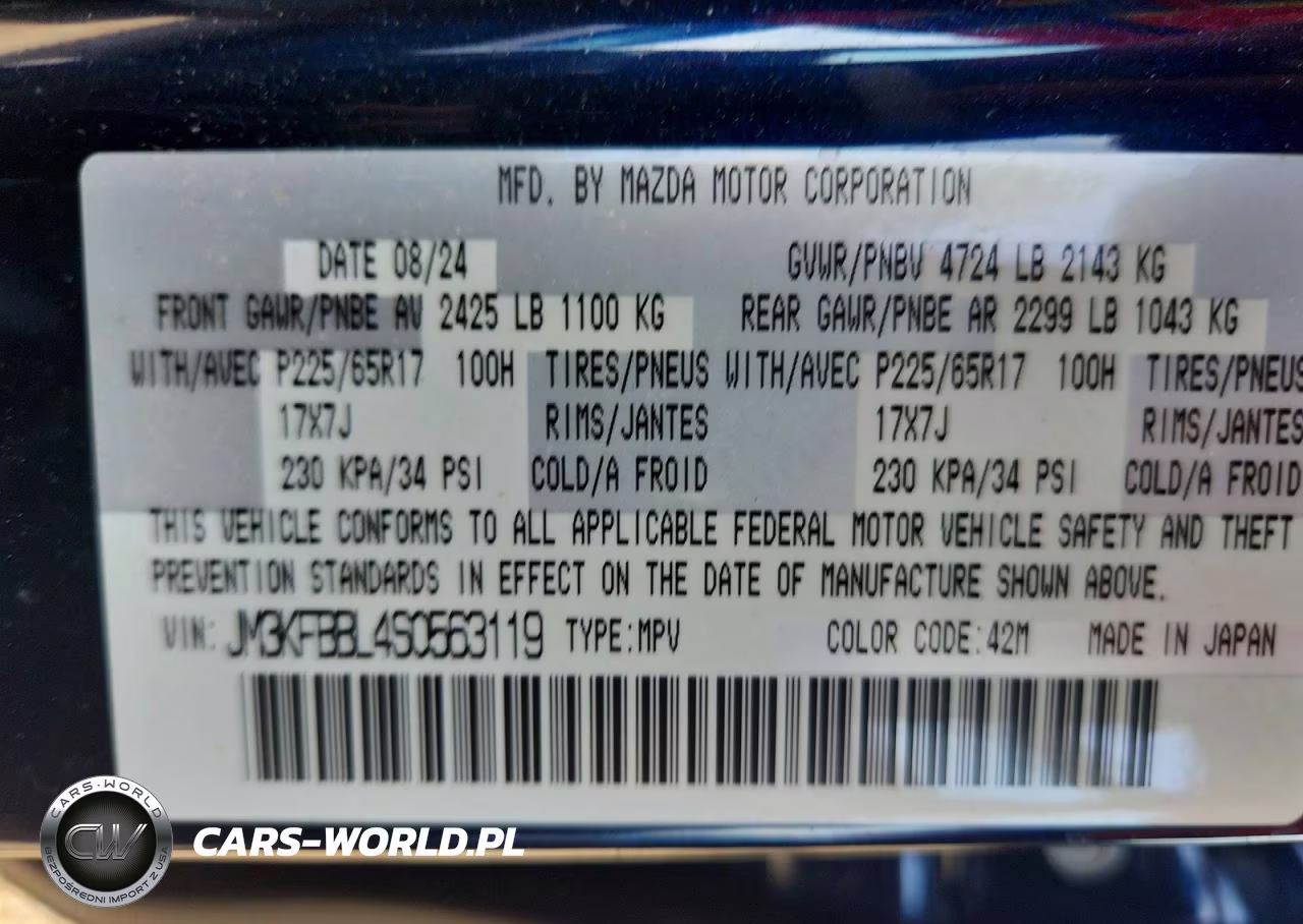 2025 Mazda Cx-5 Select VIN:JM3KFBBL4S0563119 - 12
