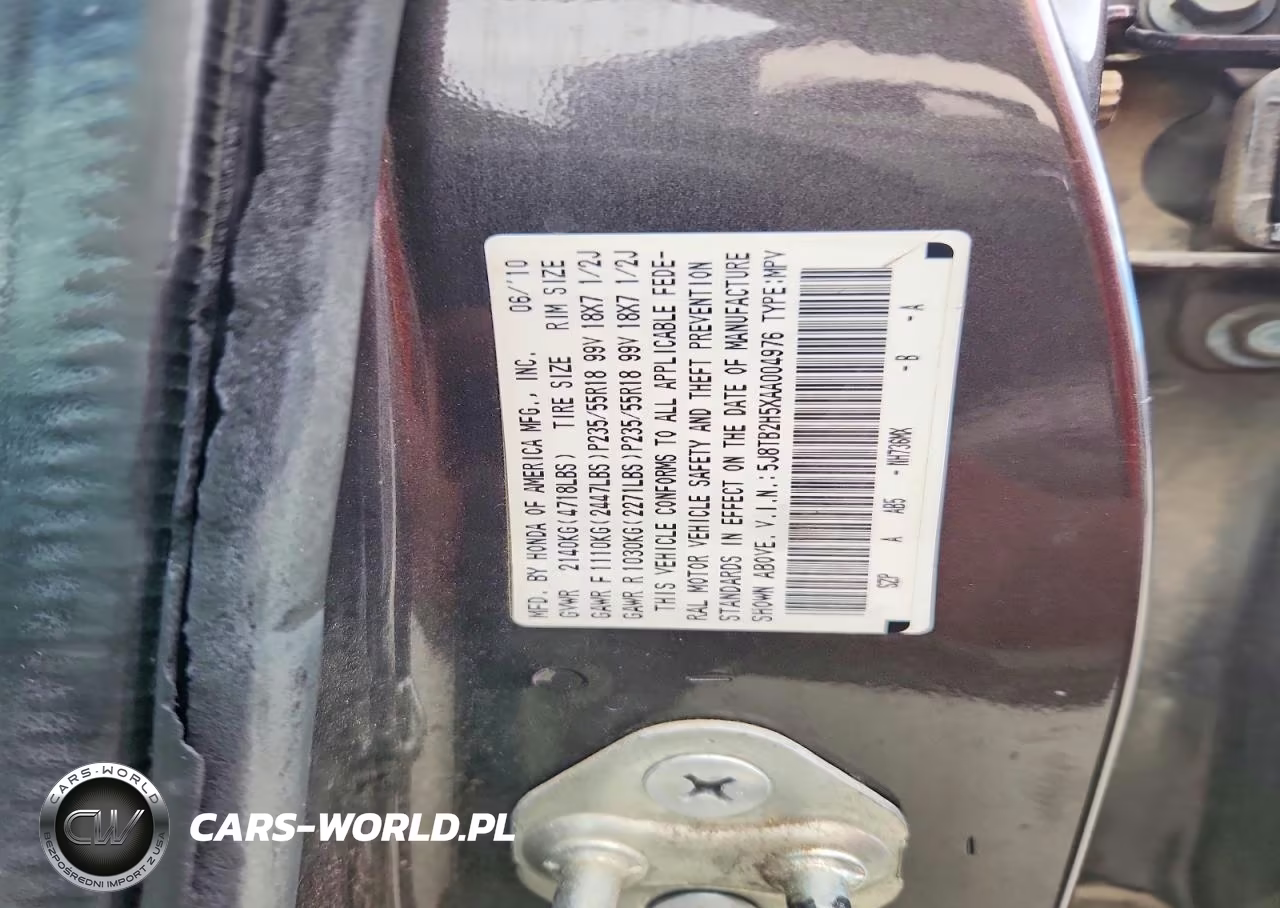 2010 Acura Rdx Technology VIN:5J8TB2H5XAA004976 - 13
