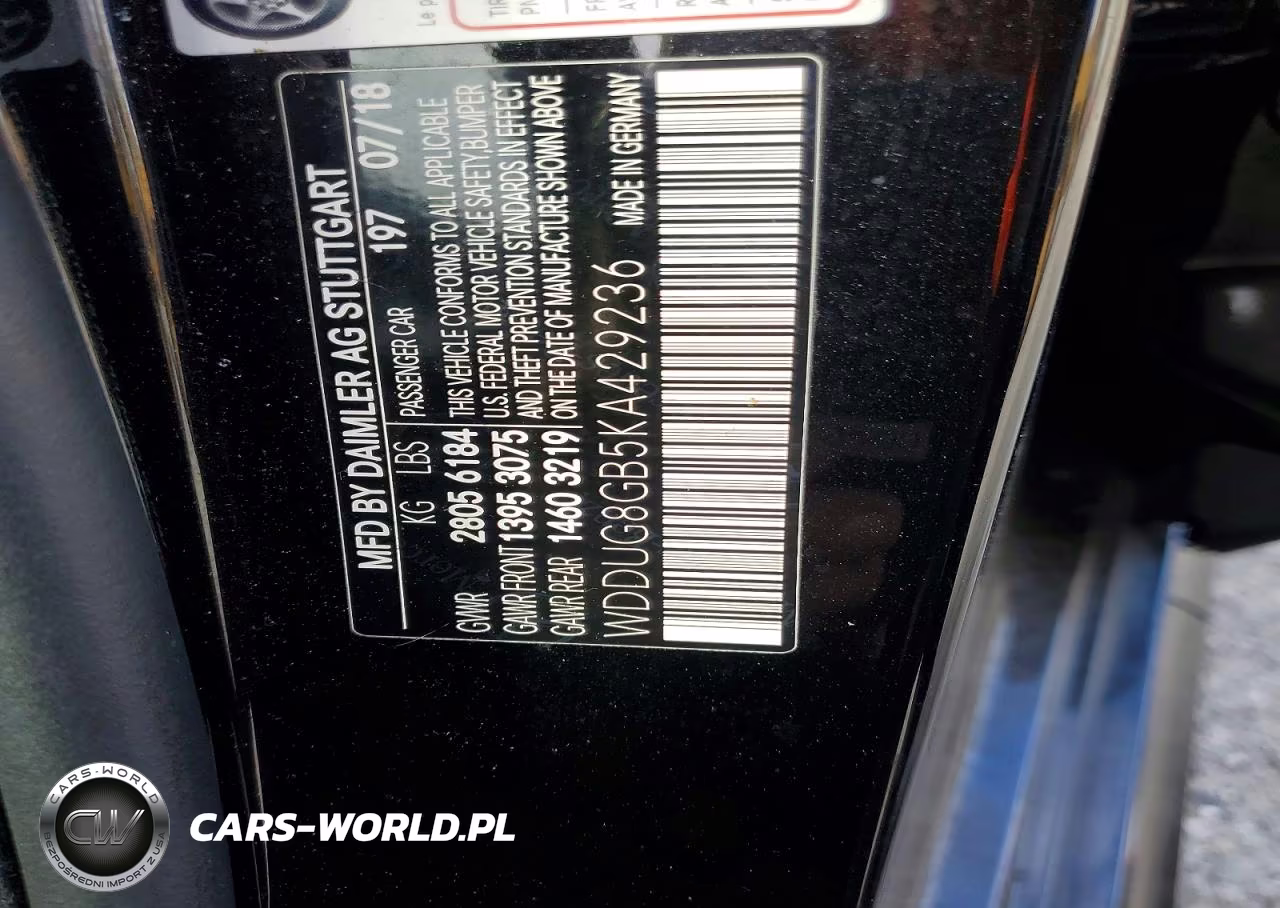 2019 Mercedes-Benz S 560 4Matic VIN:WDDUG8GB5KA429236 - 13