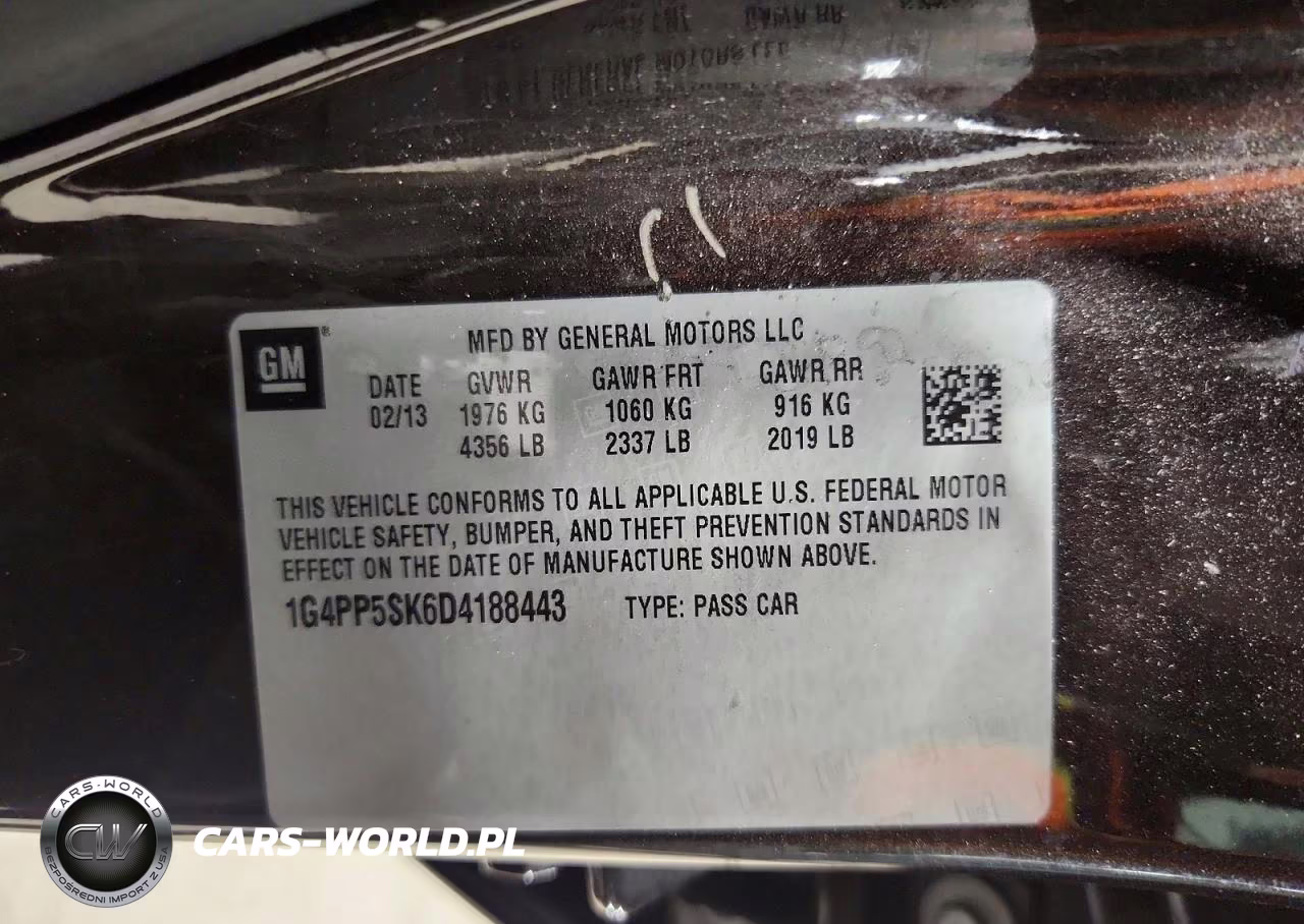 2013 Buick Verano VIN:1G4PP5SK6D4188443 - 13