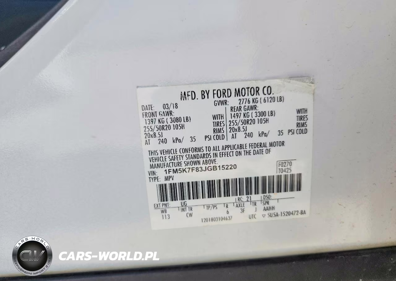 2018 Ford Explorer Limited VIN:1FM5K7F83JGB15220 - 14
