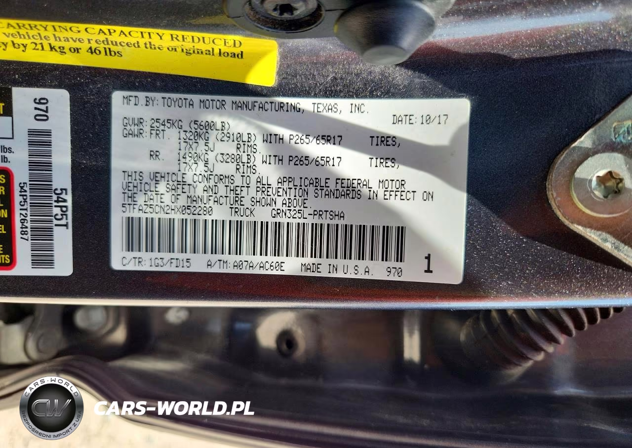 2017 Toyota Tacoma Trd Sport VIN:5TFAZ5CN2HX052280 - 12