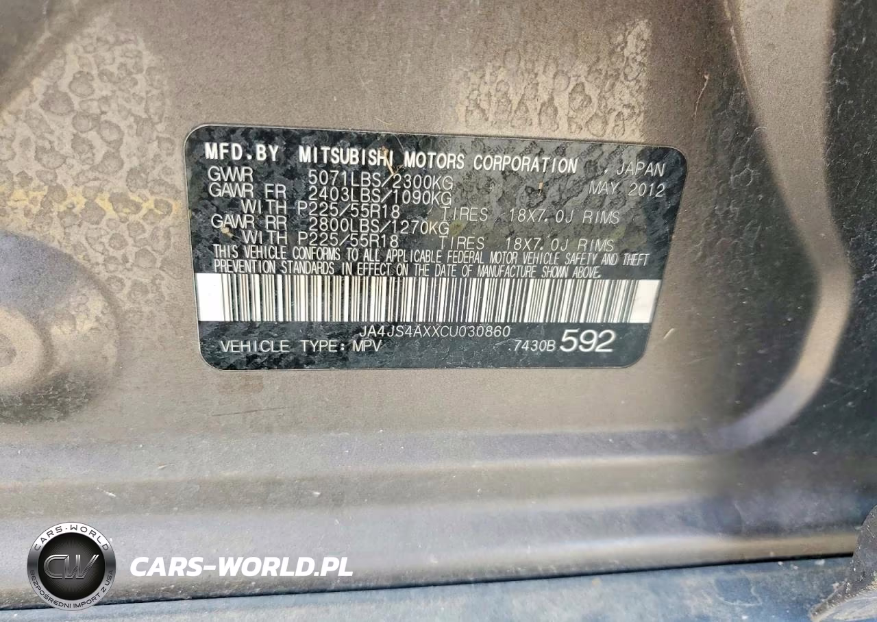 2012 Mitsubishi Outlander Gt VIN:JA4JS4AXXCU030860 - 13