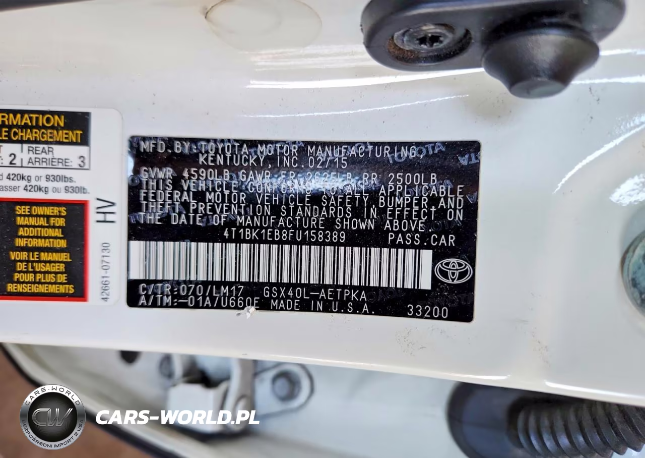 2015 Toyota Avalon Limited VIN:4T1BK1EB8FU158389 - 12