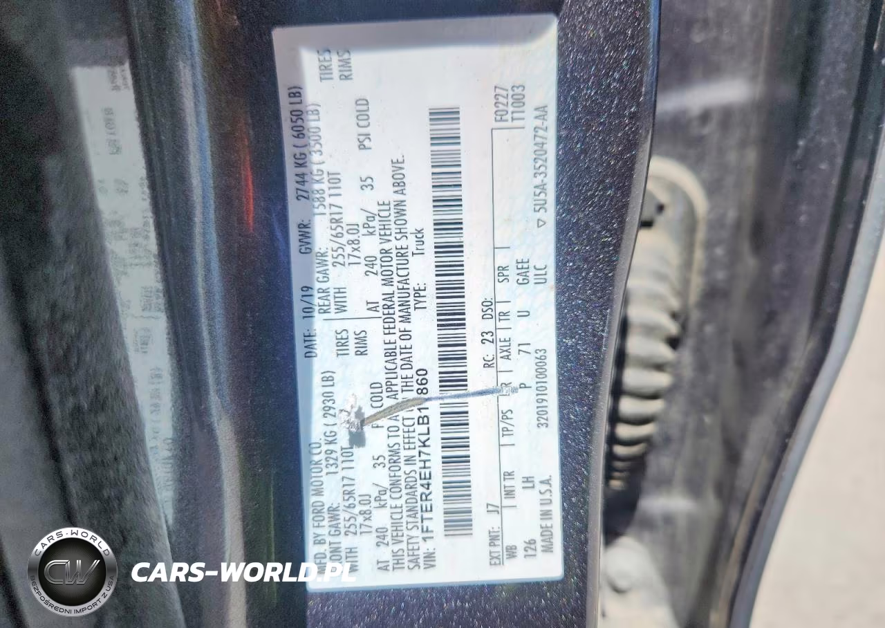 2019 Ford Ranger Xl VIN:1FTER4EH7KLB11860 - 12