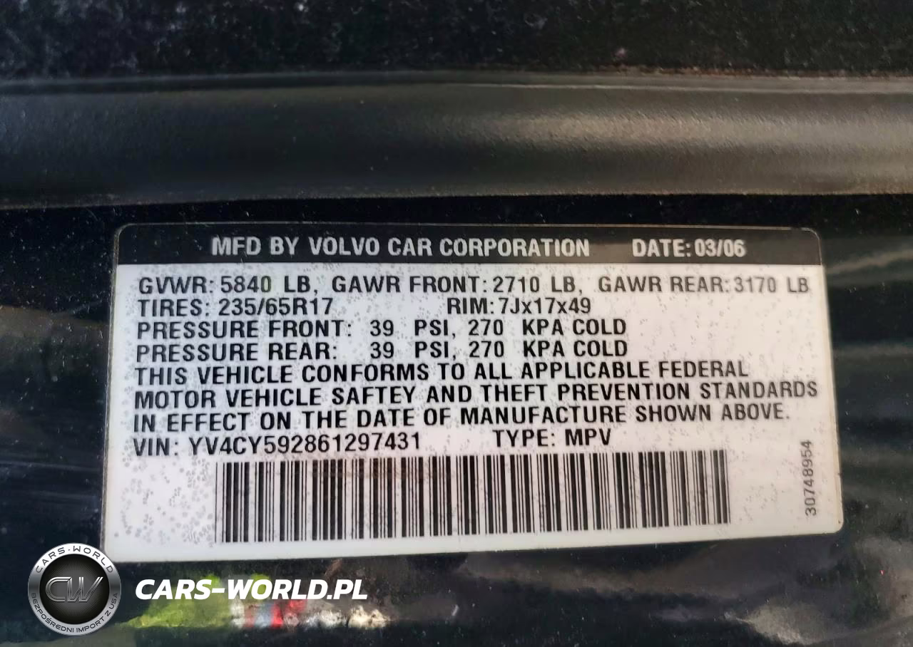 2006 Volvo Xc90 VIN:YV4CY592861297431 - 13