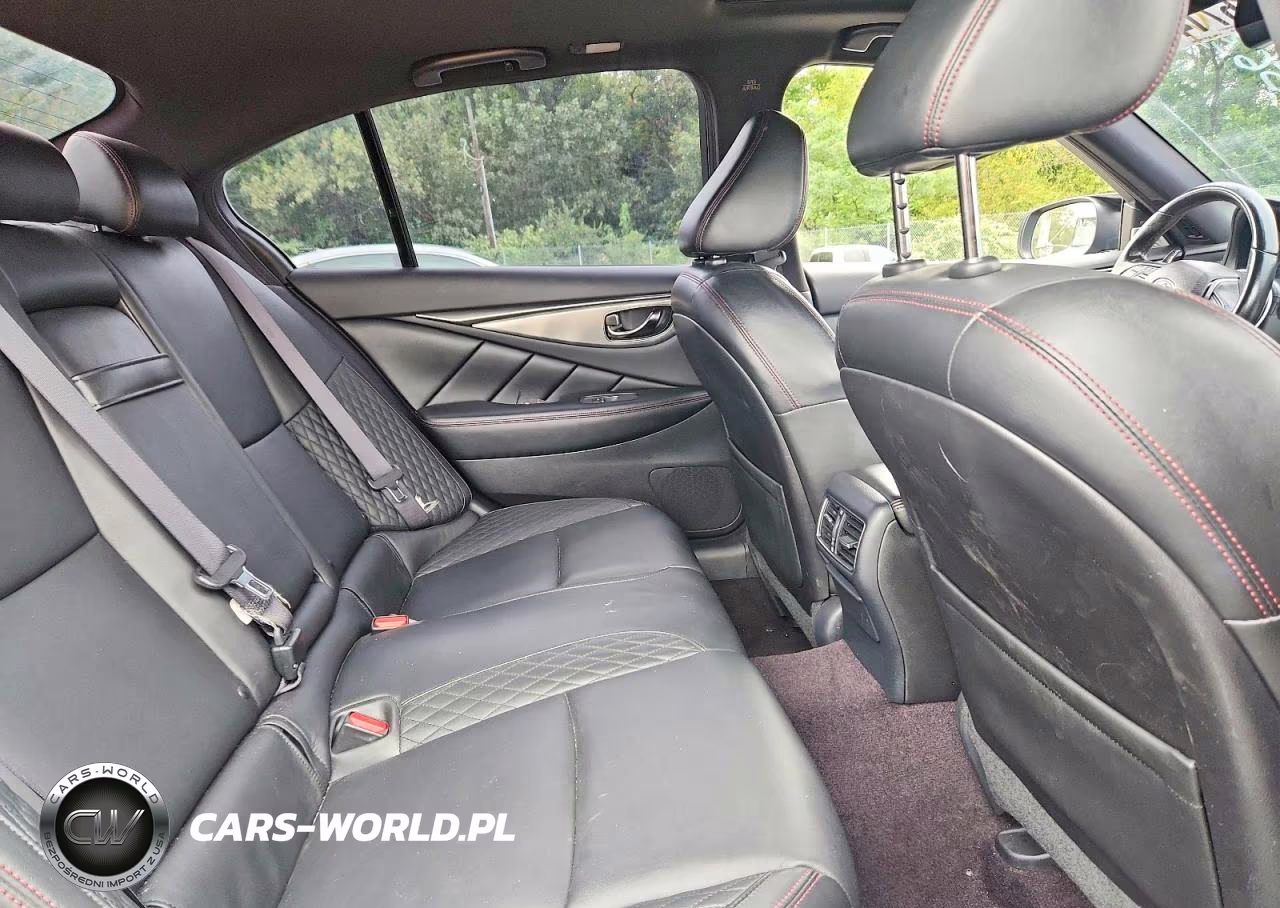 2018 Infiniti Q50 Red Sport 400 VIN:JN1FV7ARXJM700039 - 10
