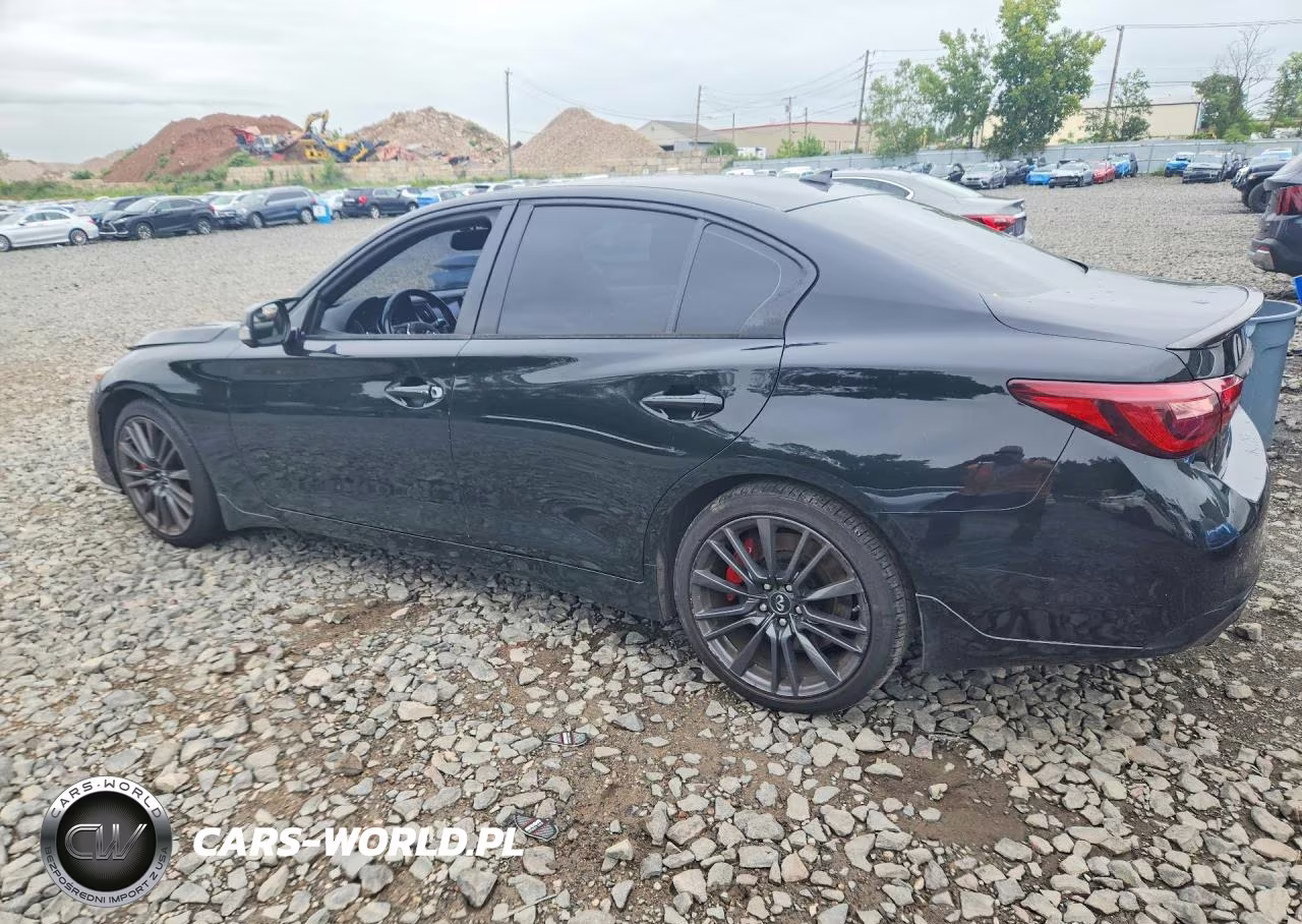 2018 Infiniti Q50 Red Sport 400 VIN:JN1FV7ARXJM700039 - 2