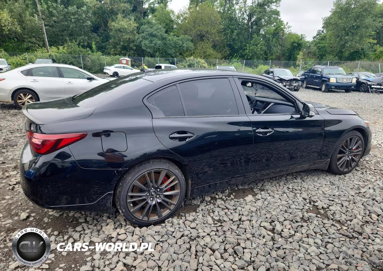 2018 Infiniti Q50 Red Sport 400 VIN:JN1FV7ARXJM700039 - 3