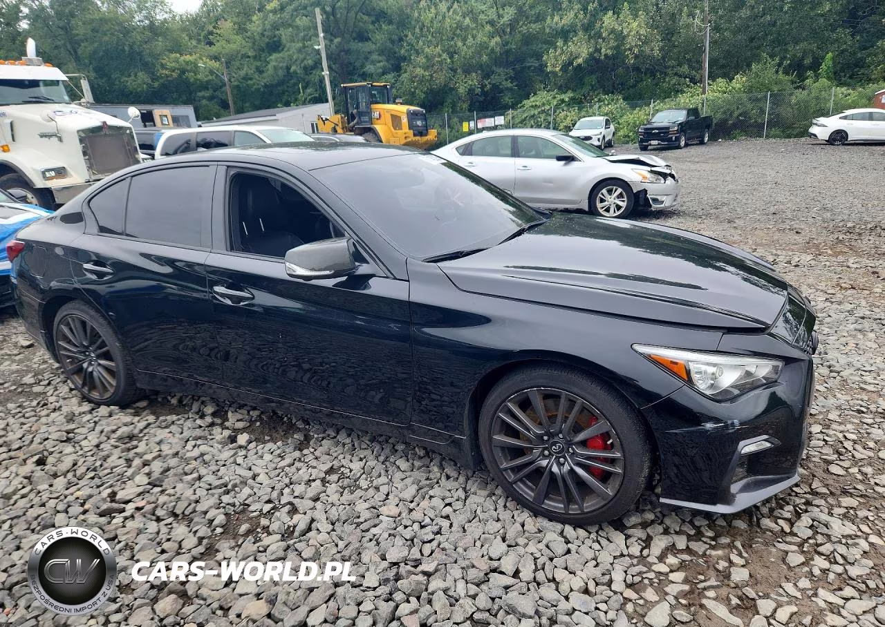 2018 Infiniti Q50 Red Sport 400 VIN:JN1FV7ARXJM700039 - 4