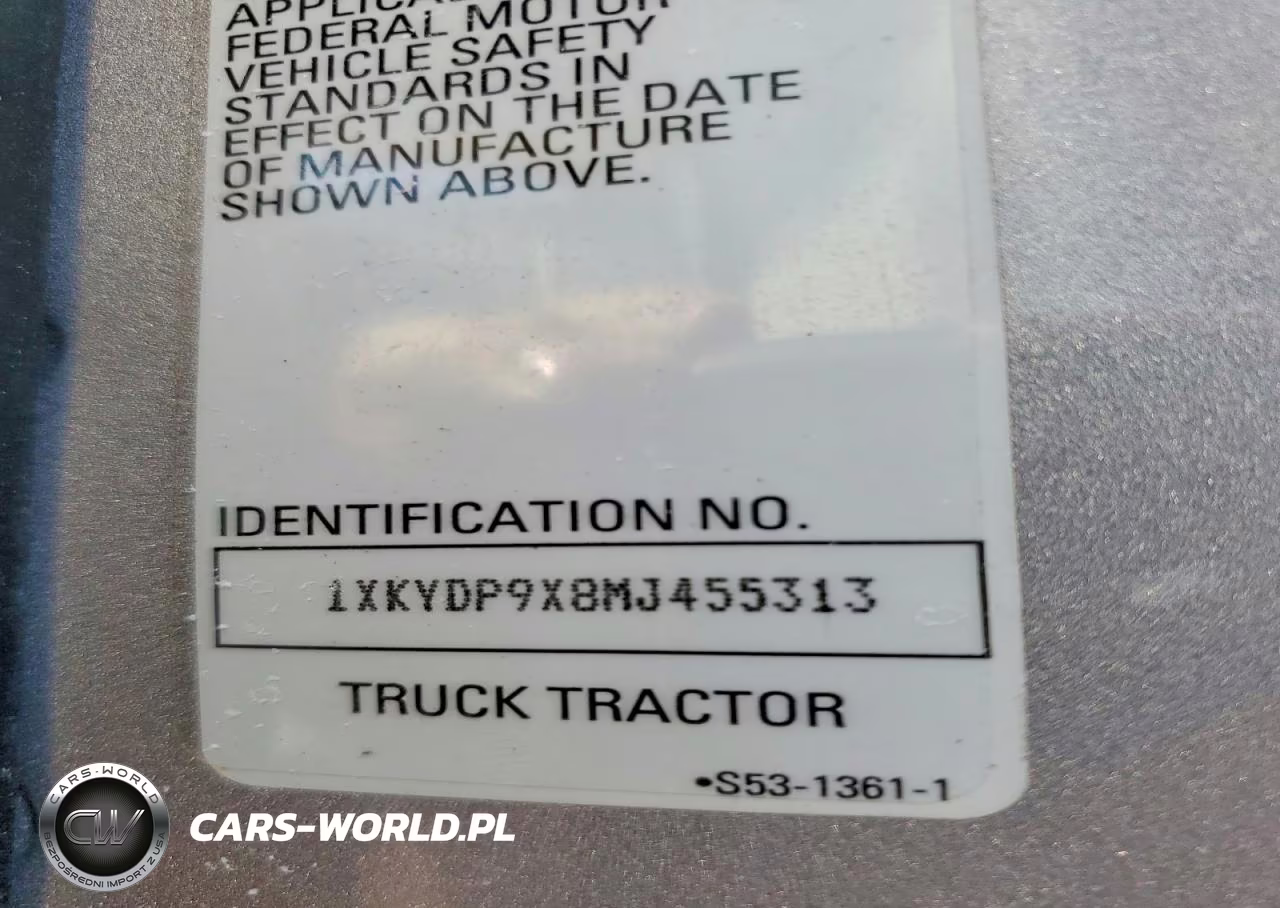 2021 Kenworth T680 Semi Truck VIN:1XKYDP9X8MJ455313 - 12