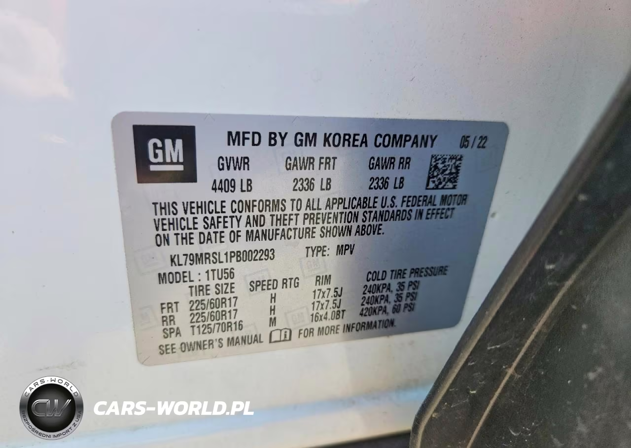2023 Chevrolet Trailblazer Lt VIN:KL79MRSL1PB002293 - 12