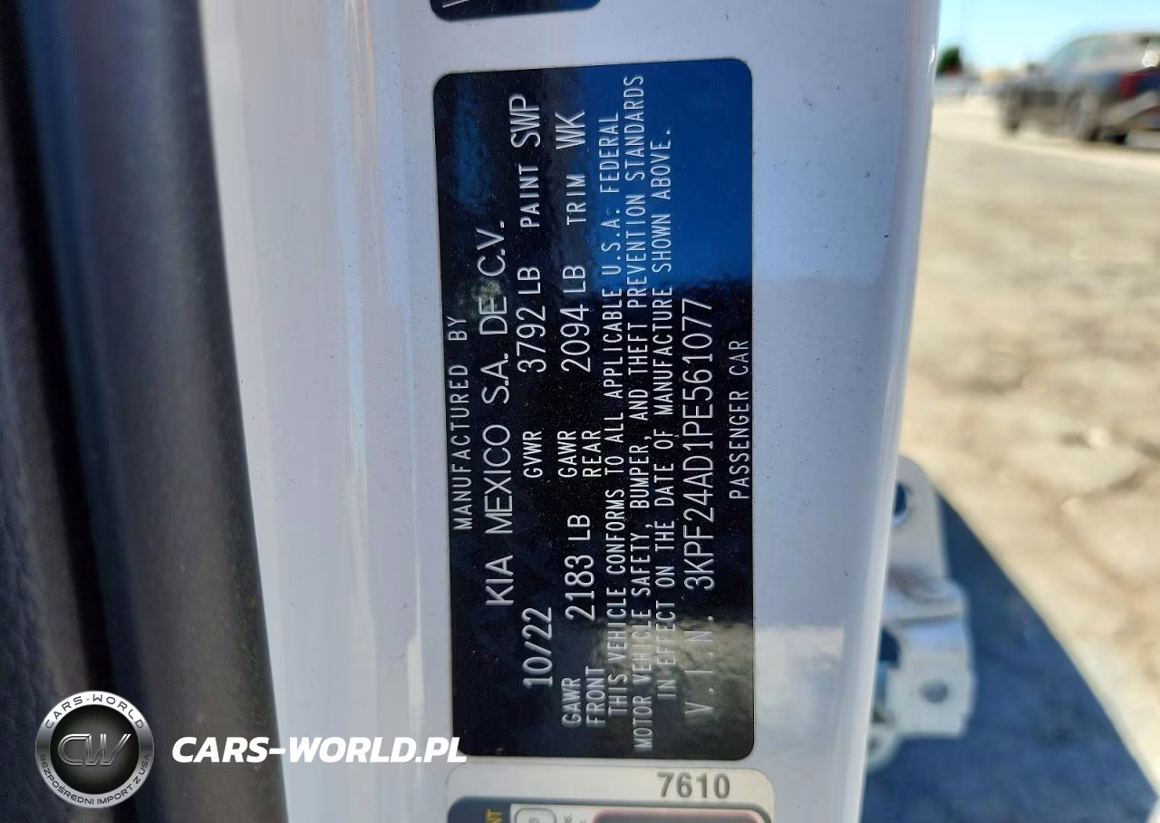2023 Kia Forte Lxs VIN:3KPF24AD1PE561077 - 12