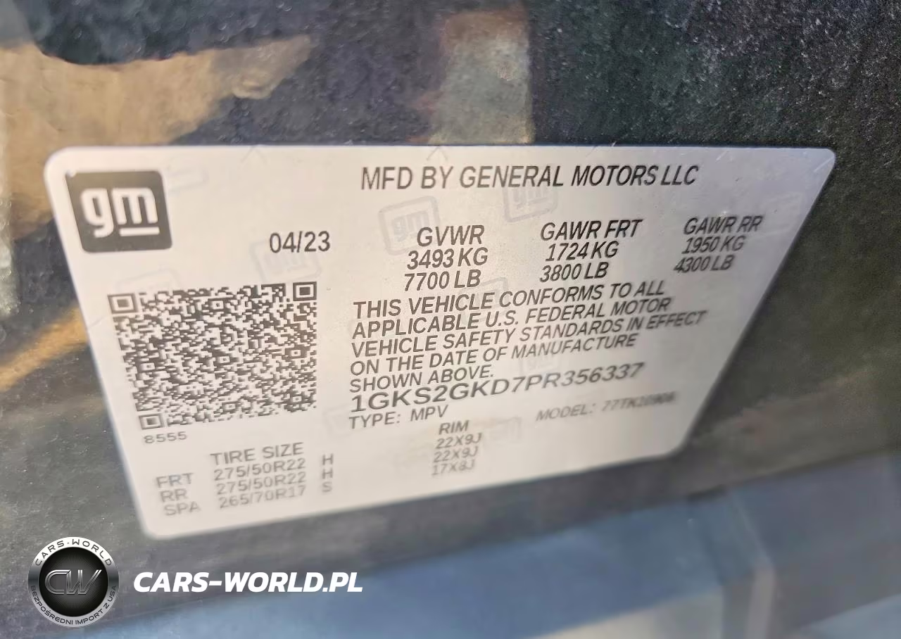 2023 GMC Yukon Xl K1500 Slt VIN:1GKS2GKD7PR356337 - 12