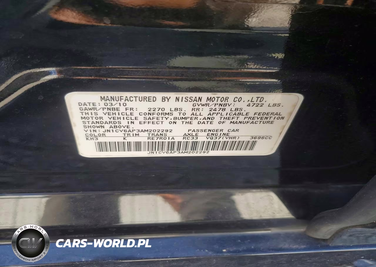 2010 Infiniti G37 Sedan Base VIN:JN1CV6AP3AM202292 - 12