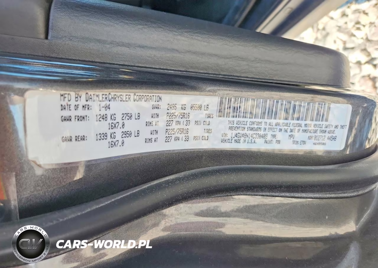 2004 Jeep Grand Cherokee Laredo VIN:1J4GW48N14C330409 - 12