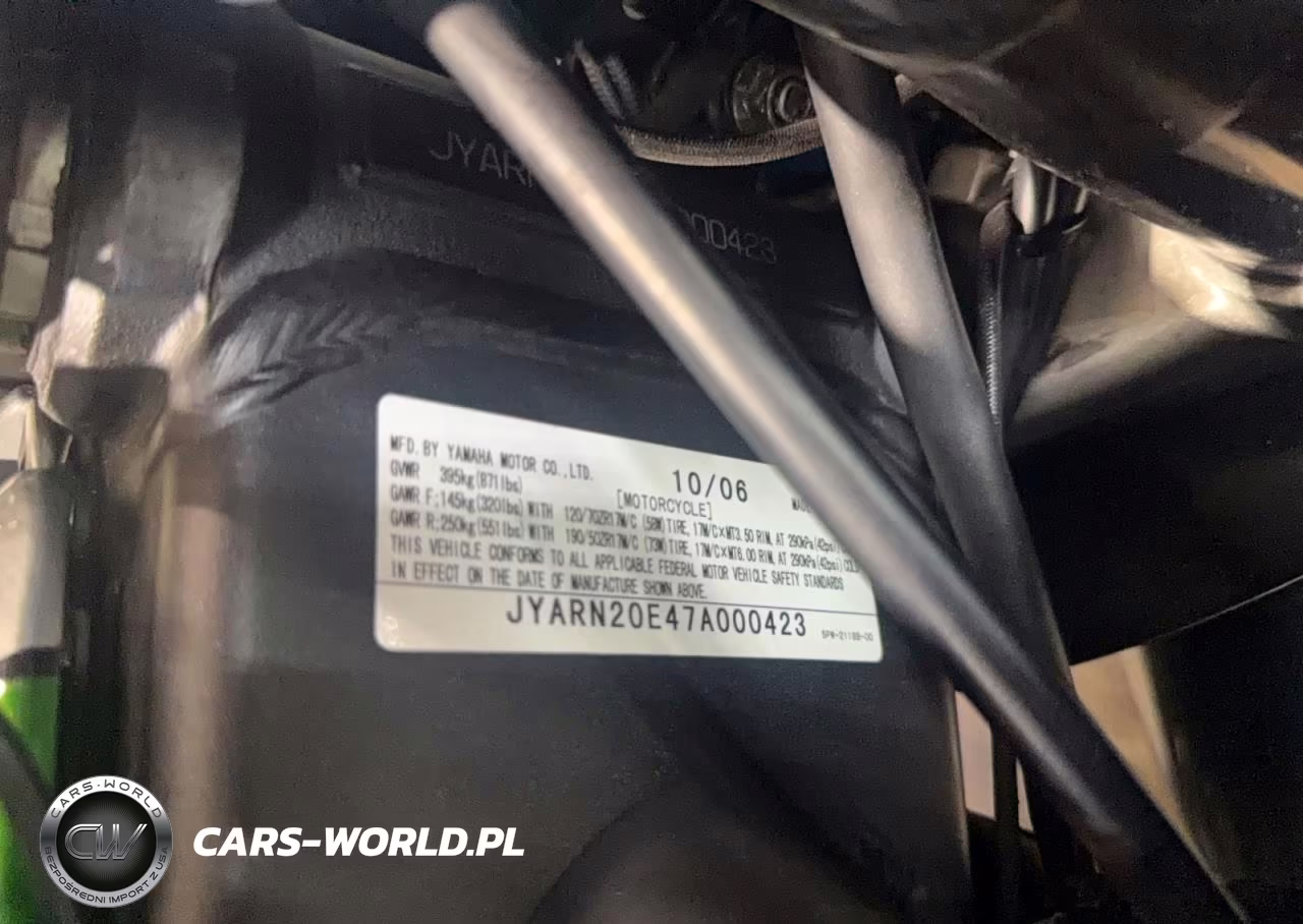 2007 Yamaha Yzfr1 VIN:JYARN20E47A000423 - 10