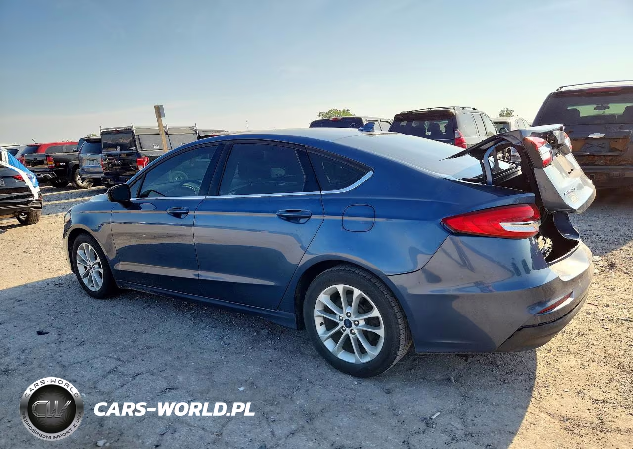2019 Ford Fusion Se VIN:3FA6P0H76KR209825 - 2