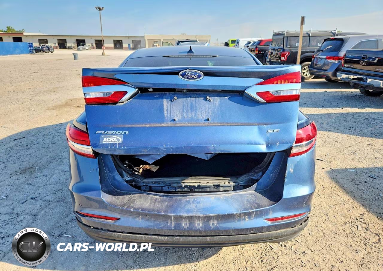 2019 Ford Fusion Se VIN:3FA6P0H76KR209825 - 6