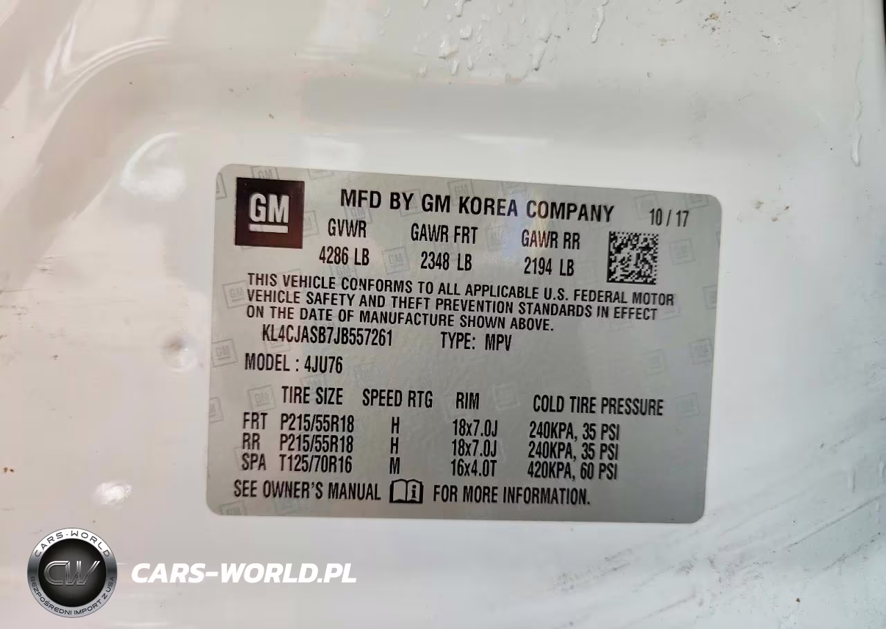 2018 Buick Encore Preferred VIN:KL4CJASB7JB557261 - 12