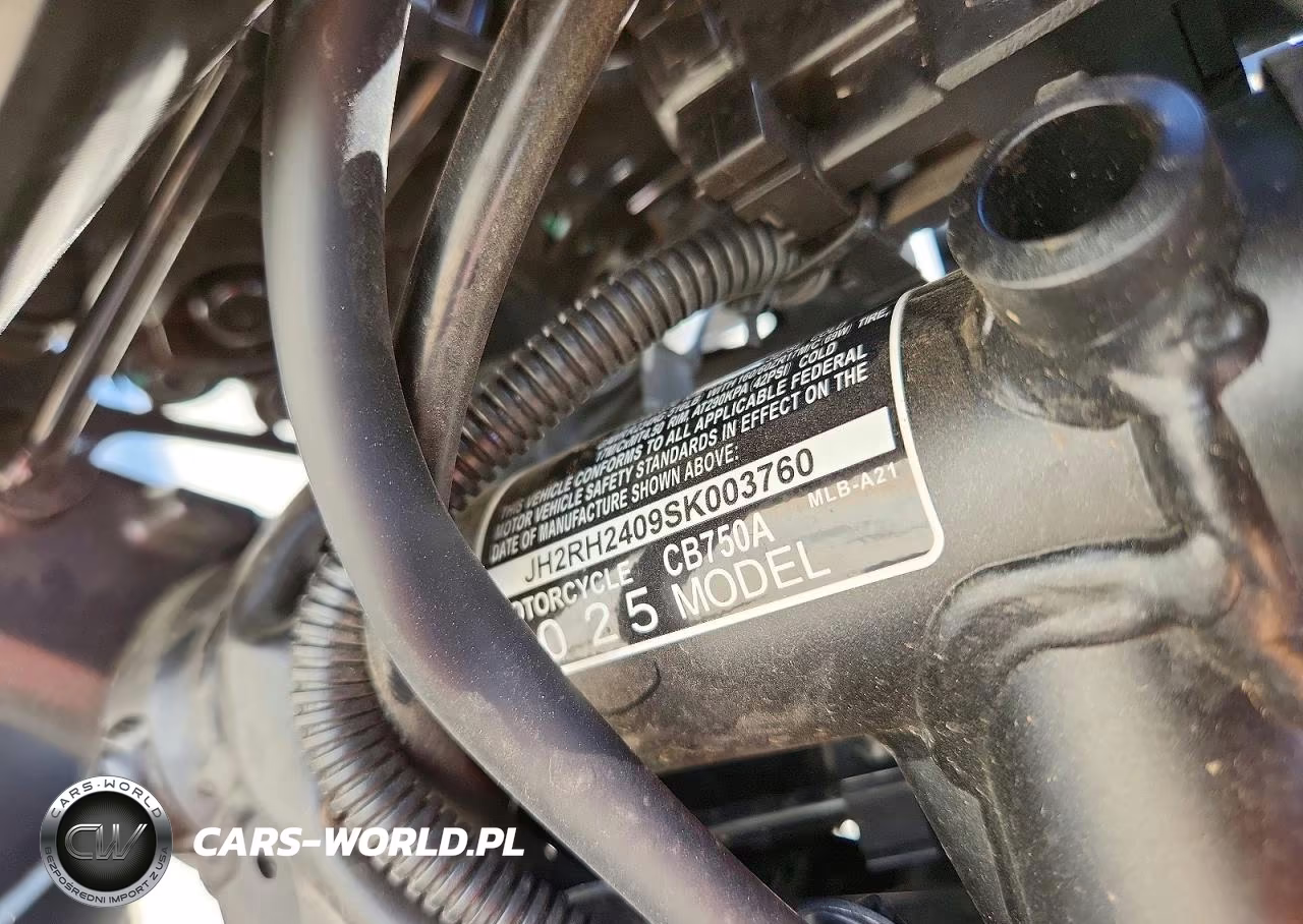 2025 Honda Cb750 A VIN:JH2RH2409SK003760 - 9