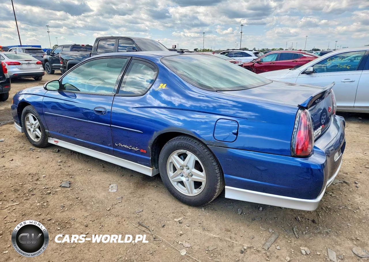 2003 Chevrolet Monte Carlo Ss VIN:2G1WX12K539345943 - 2