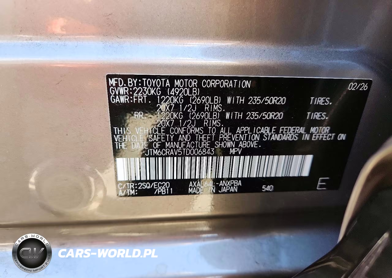 2026 Toyota Rav4 Xse VIN:JTM6CRAV5TD006843 - 13