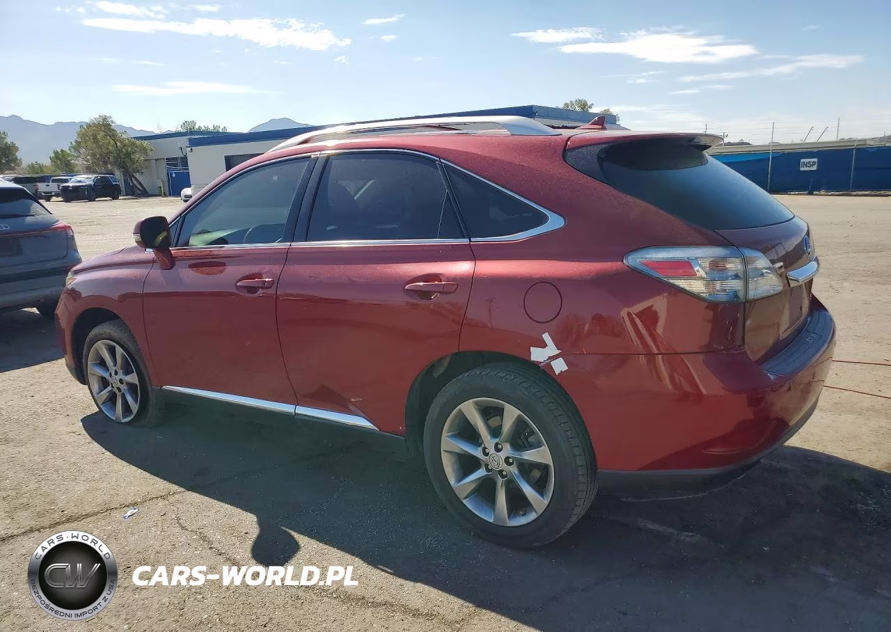 2012 Lexus Rx 350 VIN:2T2ZK1BA6CC073263 - 2