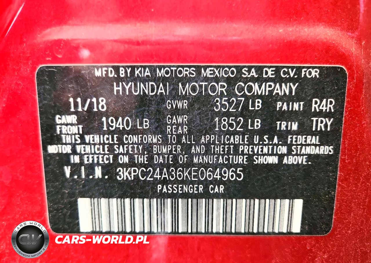 2019 Hyundai Accent Se VIN:3KPC24A36KE064965 - 12