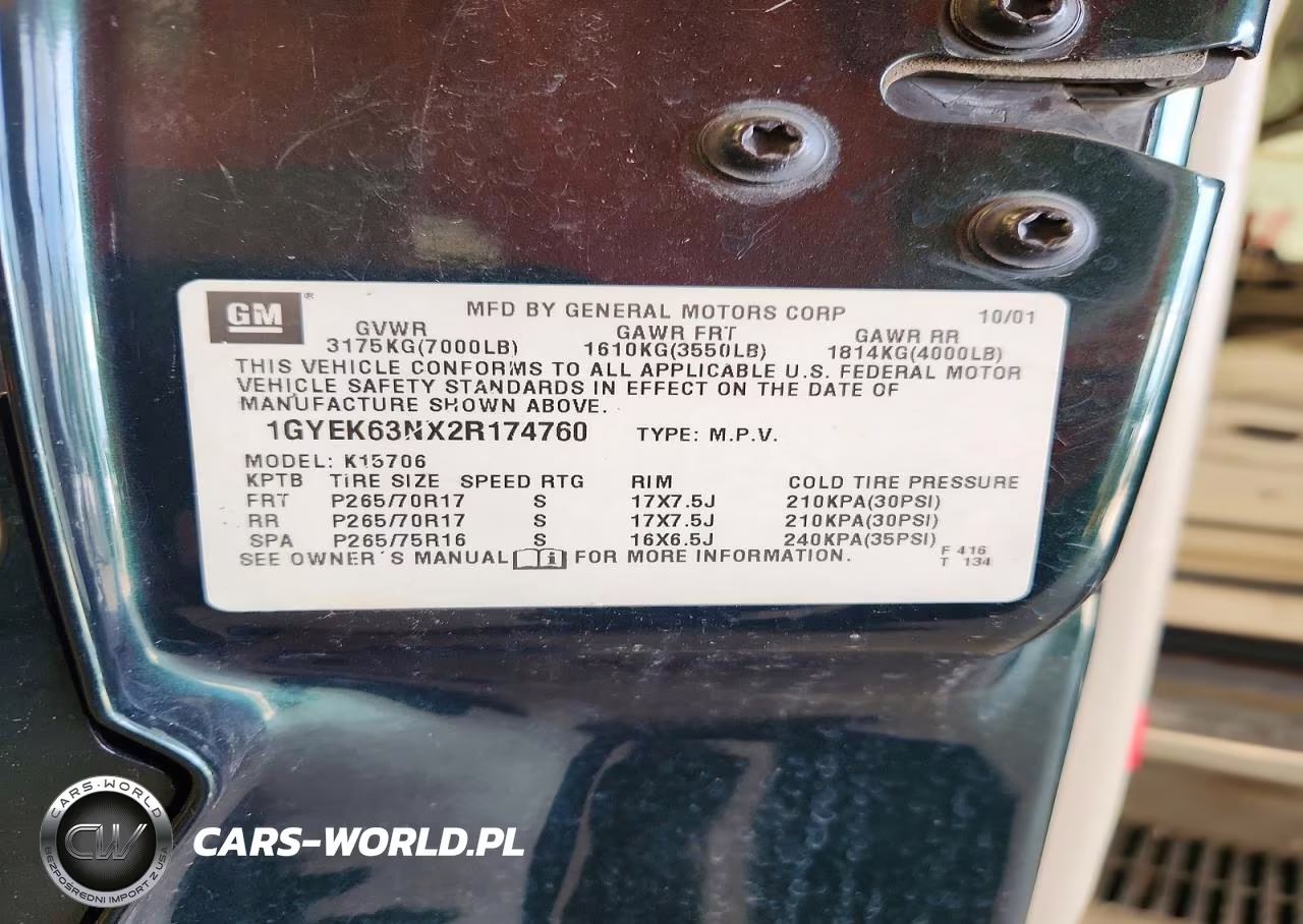 2002 Cadillac Escalade Luxury VIN:1GYEK63NX2R174760 - 13
