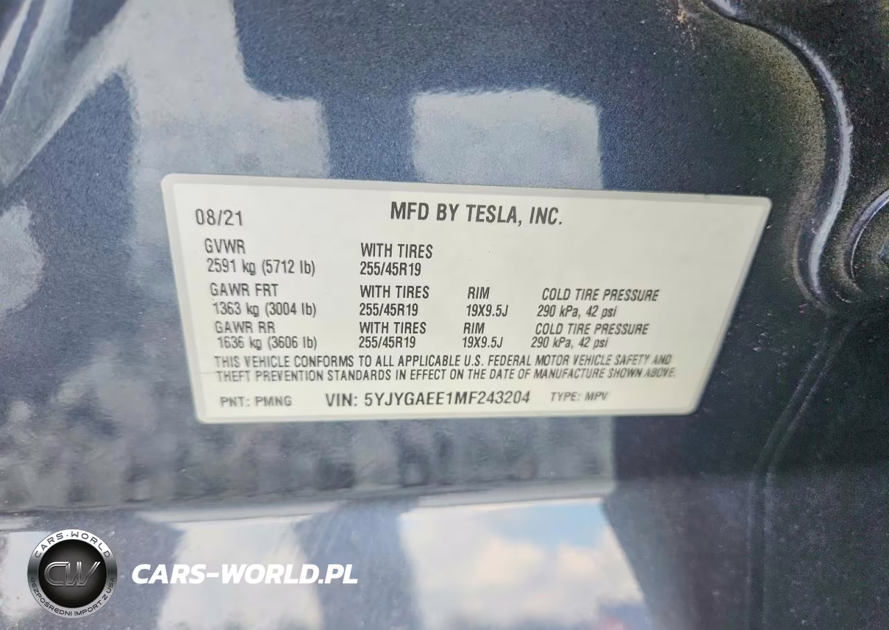 2021 Tesla Model Y VIN:5YJYGAEE1MF243204 - 13