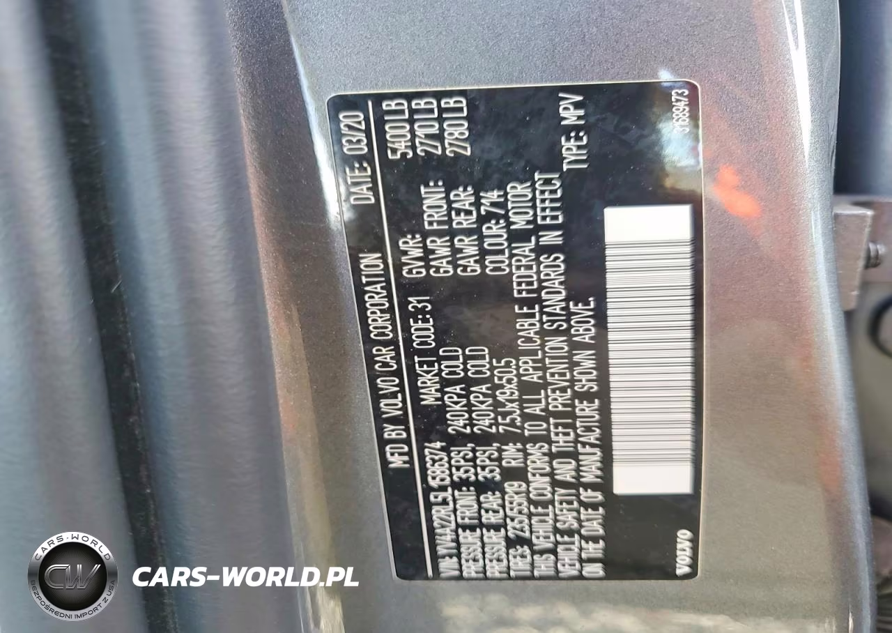 2020 Volvo Xc60 T6 Inscription VIN:YV4A22RL5L1586374 - 14